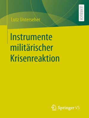 cover image of Instrumente militärischer Krisenreaktion